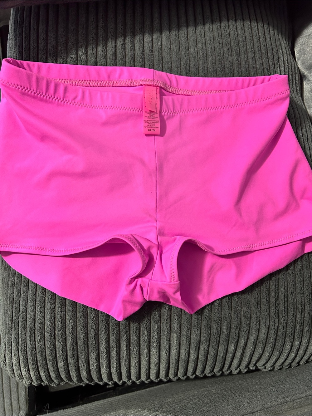 SKIMS Neon Pink Bike Shorts